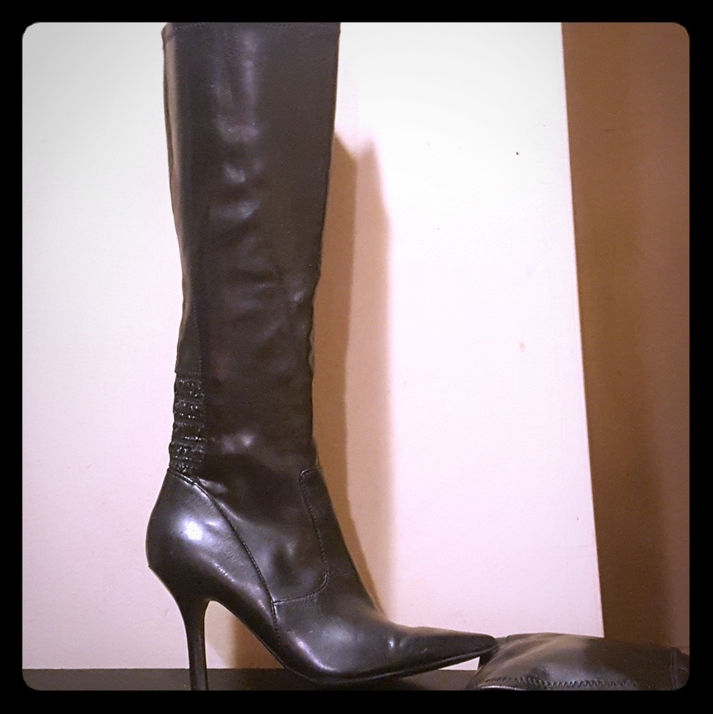 Black Leather Boots